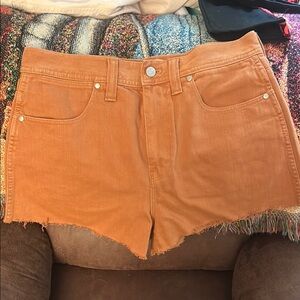 Madewell Women's Rust Jean Shorts